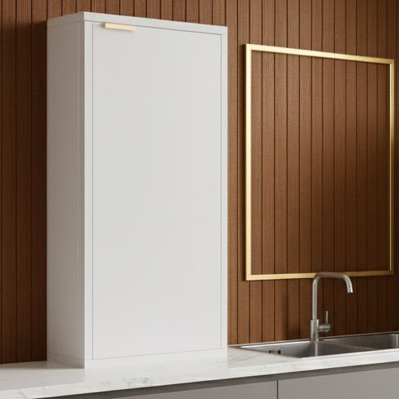 Armário de Cozinha com 3 Prateleiras – Suspenso com 1 Porta em Oferta na Shopee