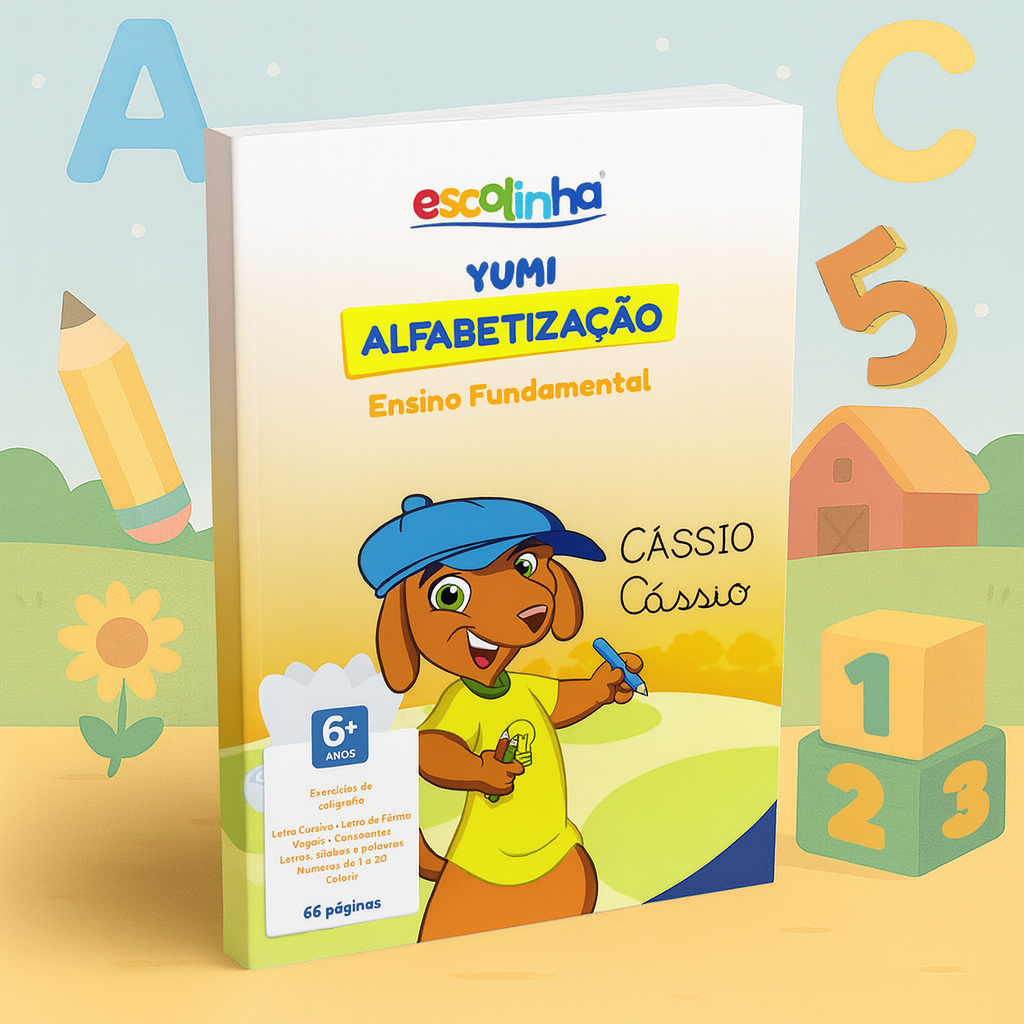 Livro Cartilha Alfabetização Caligrafia Exercícios Atividades Ensino Fundamental em Oferta na Shopee