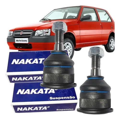 Par Pivo De Suspensão Inferior Fiat UNO 1984 a 2012 Nakata N6009 em Oferta na Shopee