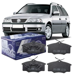 Kit Pastilha Freio Dianteiro Parati 1.6 1.8 Sistema Varga 1996 1997 1998 1999 2000 2001 2002 2003 2004 2005 2006 2007