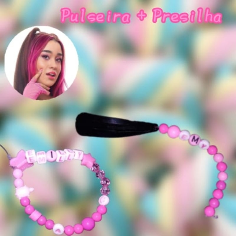 Pulseira de missangas colorida