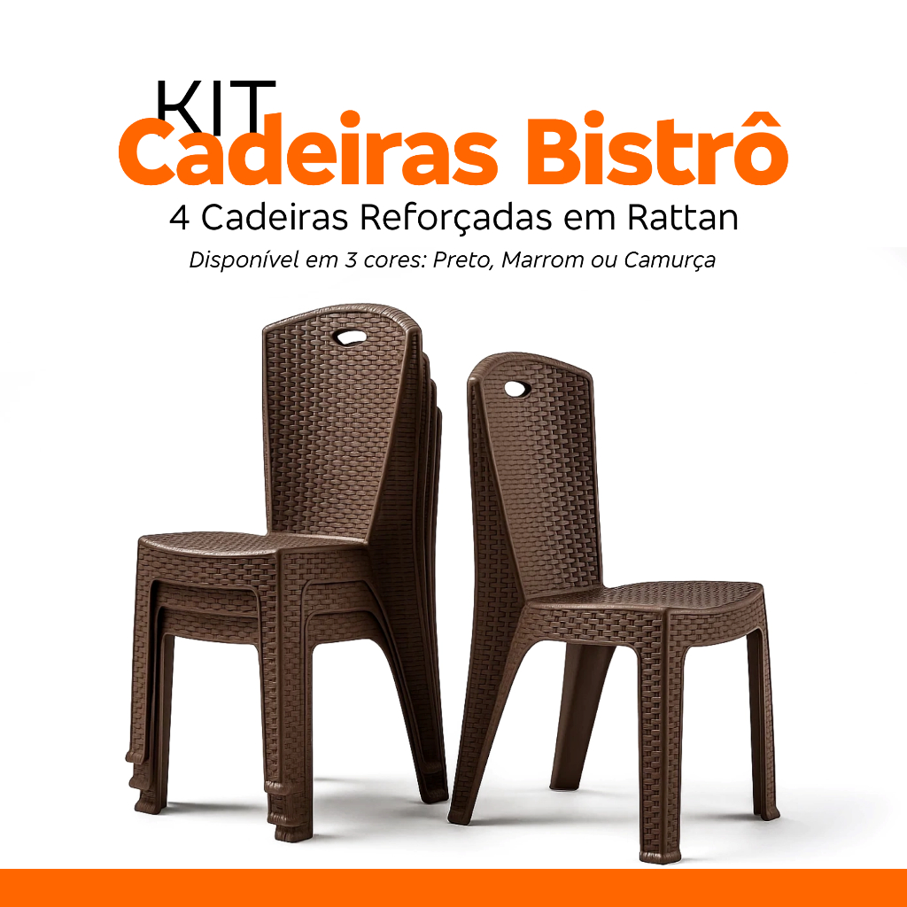 Bistro 4 Banquetas na Black Friday 2025 | BuscaProdutos
