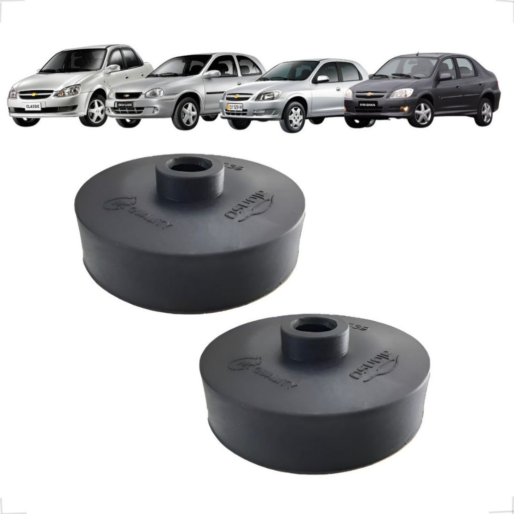 Kit Par Calço Mola Traseira Prisma Celta Classic Corsa 30 M