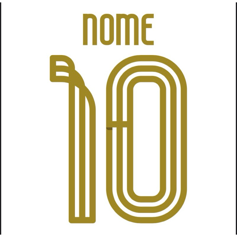 Fonte em termocolante para personalizar camisas 25/26