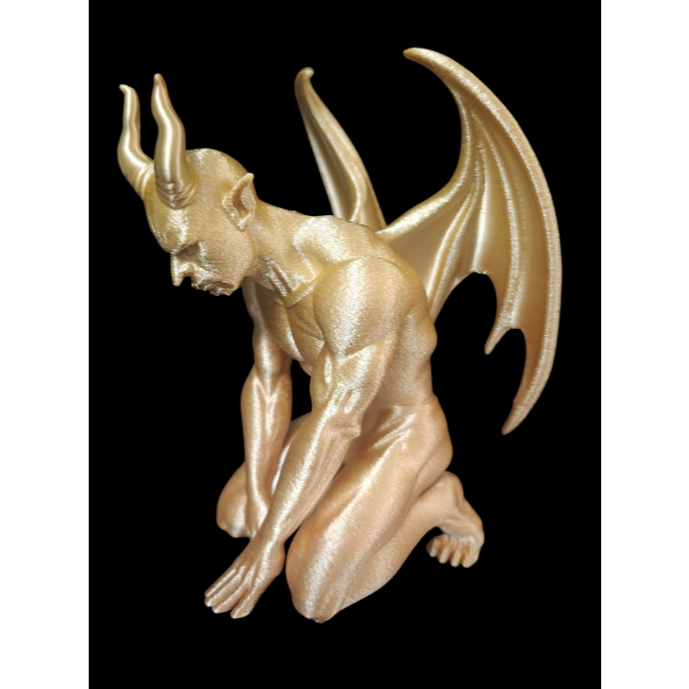 Escultura do Gárgula Realista Estatua Decoração Arte Moderna Varias Cores e Tamanhos