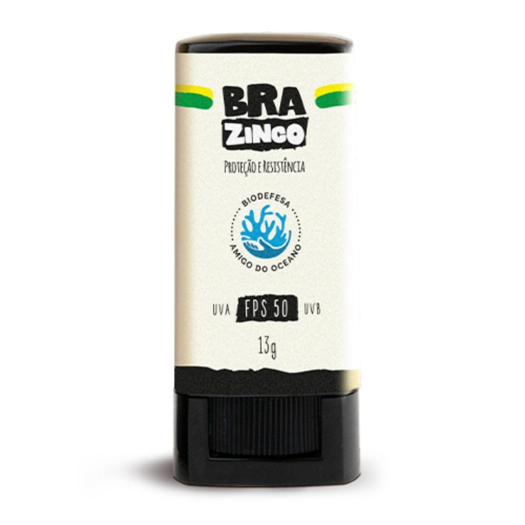 Protetor Solar Brazinco Facial Fps50 Bastão Incolor