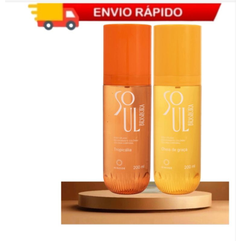 Kit Body Splash Soul Brasileira 200ml Hinode