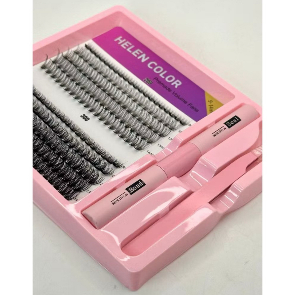 Kit extensão de cílios tufinho Lash iniciante FADA COLOR -MIX 9-14MM em Oferta na Shopee