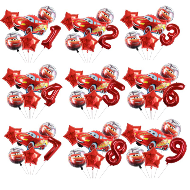 Balão Metalizado Carros Relâmpago – Decoração de Festa Infantil Envio Imediato em Oferta na Shopee