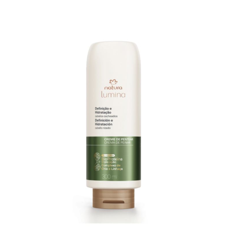 Creme de Pentear Natura Lumina Hidratação e Definição Cabelos Cacheados 300ml