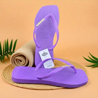 chinelo feminino bico quadrado lançamento em Oferta na Shopee