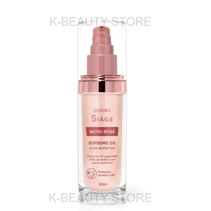 Supreme Oil Siàge Nutri Rosé 60ml Eudora em Oferta na Shopee