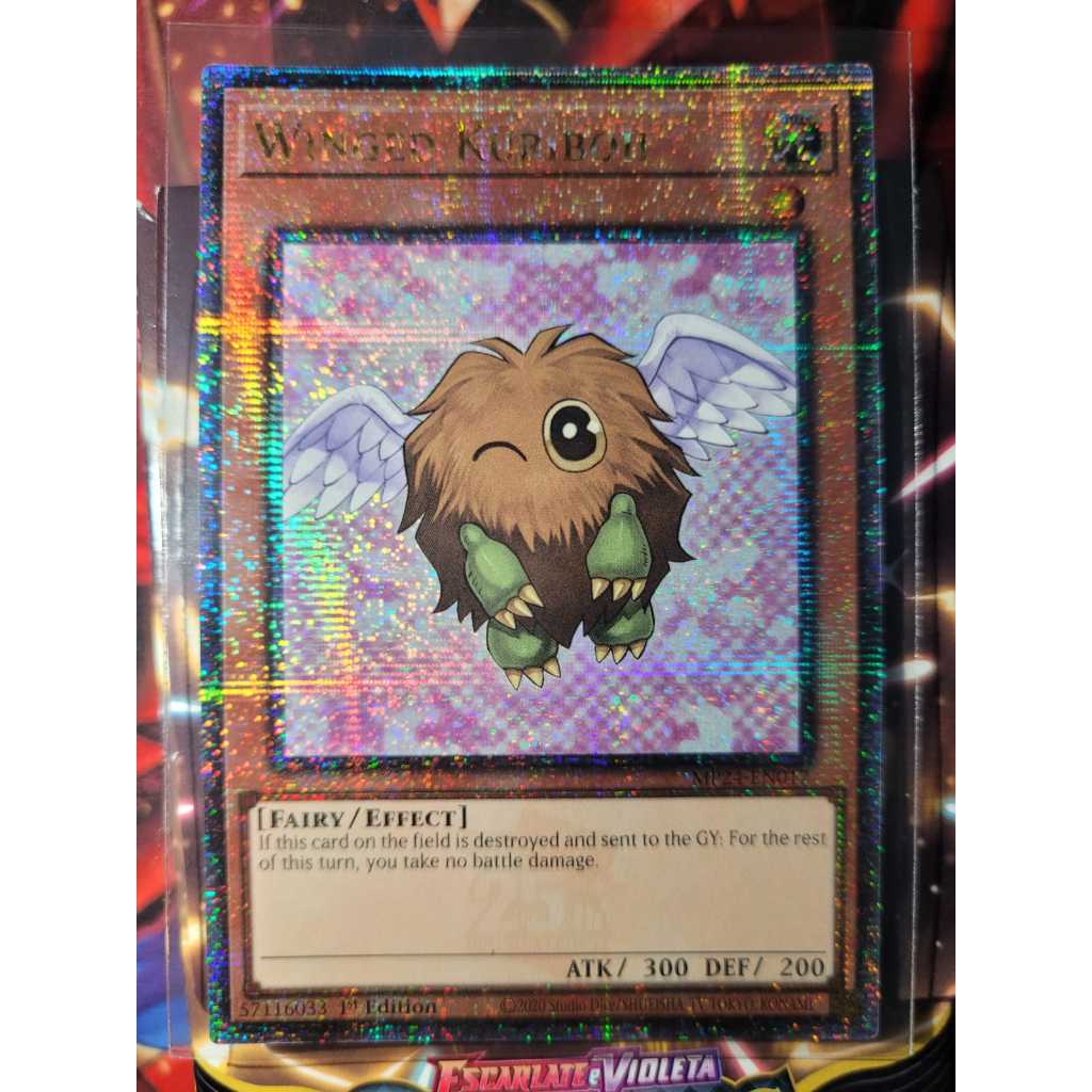 Escolha o Idioma Winged Kuriboh (Kuriboh Alado) Quarter Century Secret Rare. Yugioh!Original Konami.