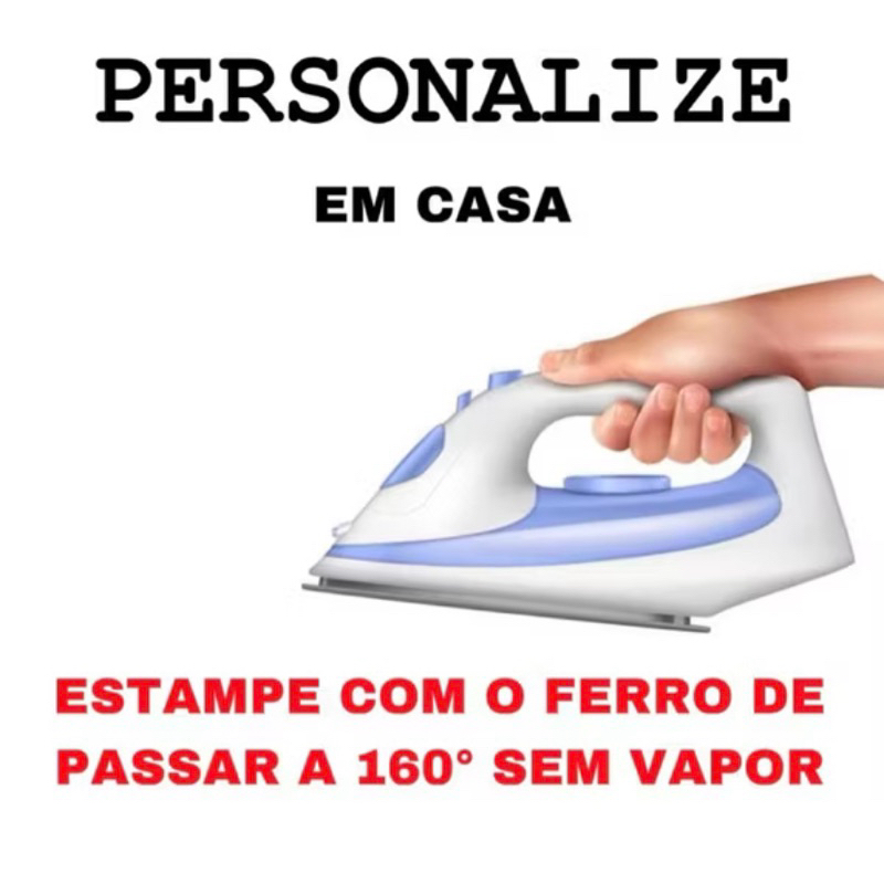 Fonte em termocolante para personalizar camisas 2025