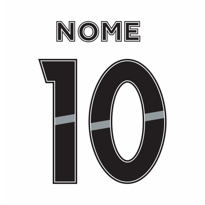 Fonte em termocolante para personalizar camisas 2025 Timão