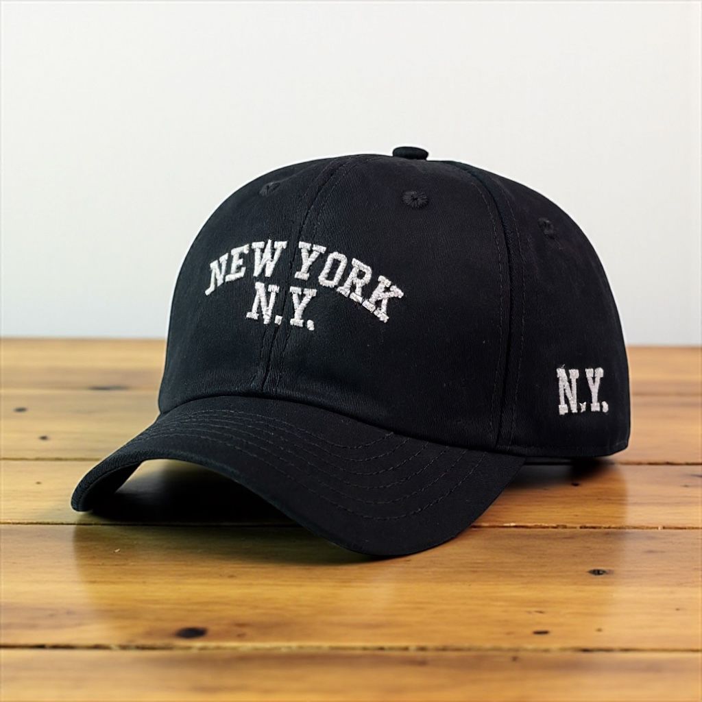 BONÉ NEW YORK RETRO BASEBOL NY ABA CURVA DAD HAT REGULAGEM FITÃO FEMININO MASCULINO