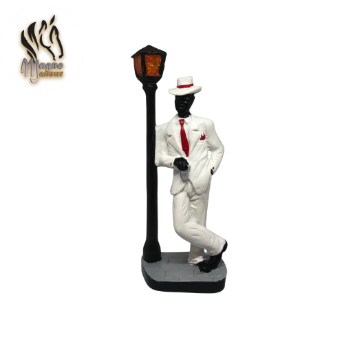 Estatueta Zé Pilintra Orixá Estátua Decorativa 15cm Umbanda e Candomblé Imagem Religiosa