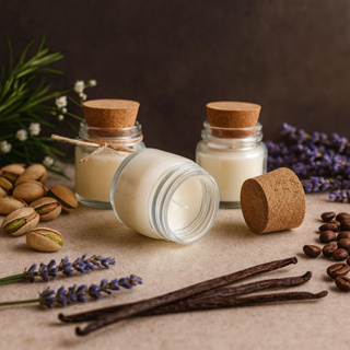 Mini Velas Aromaticas Vegana Prontas para Lembrancinhas de Casamentos Batizados Charmosas em Oferta na Shopee