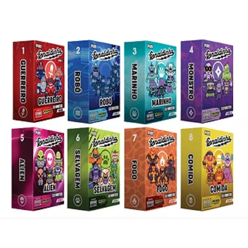 Kit 8 Mini Livros + 8 Gogos Elo Monsters Enaldinho sem repetição + Álbum em Oferta na Shopee