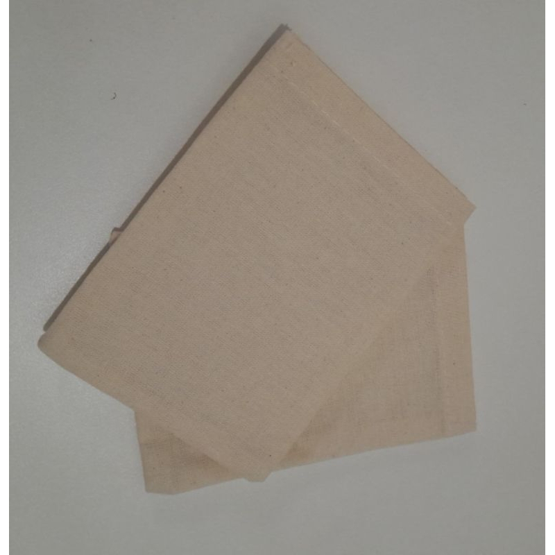 20 saquinhos em algodão cru 15x20  sem cordão