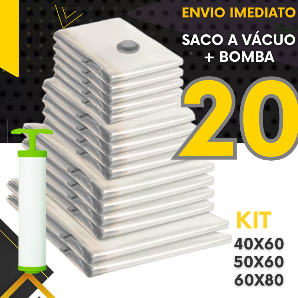 Saco a Vácuo Bomba Manual Organizador Viagem Casa Roupas Cobertas Resistente Reutilizável