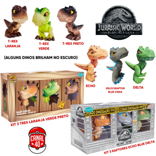 DINOSSAURO JURASSIC WORLD UNIVERSAL PUPEE BABY DINO MINI BONECO ARTICULADO BRINQUEDO RAPTORES T-REX em Oferta na Shopee