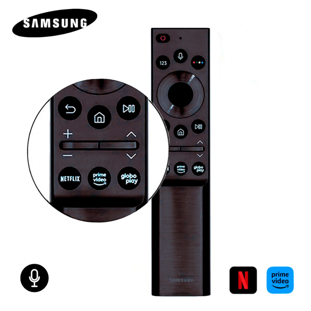 Controle Remoto Samsung Smart Tv Original Au7700 Au8000