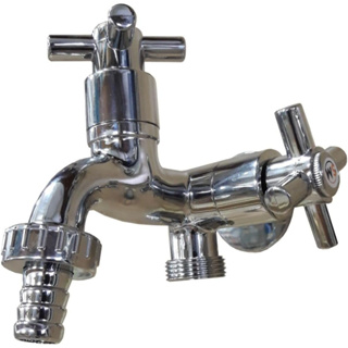 Torneira Multifuncional: Tanque/Máquina Lavar | Plástico Duplo, Cromada, 1/4 Volta, Econômica em Oferta na Shopee