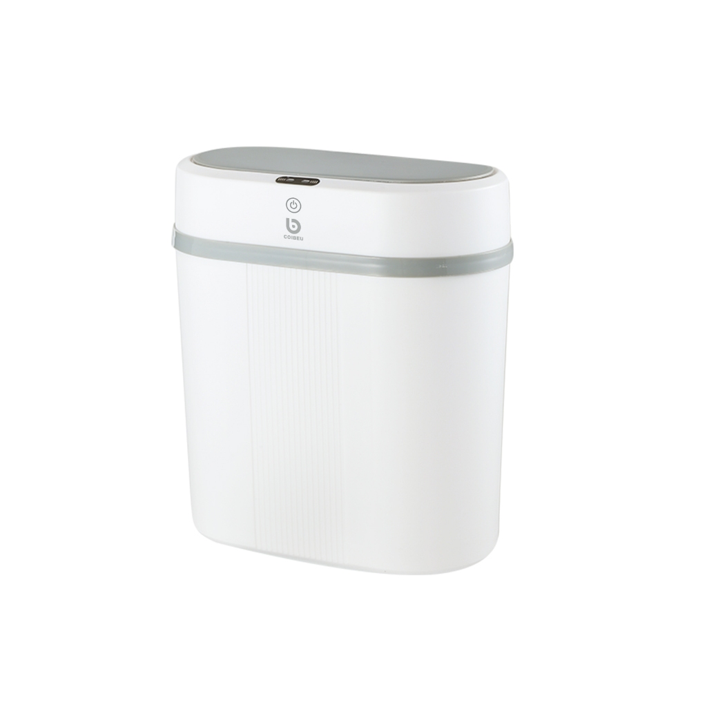 COIBEU Lixeira Automática 12L com Sensor Infravermelho - Tampa sem Toque para Cozinha, Banheiro, Escritório e Quarto em Oferta na Shopee