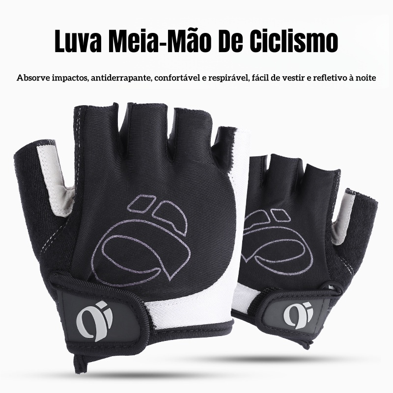 Luva de Ciclismo de Dedo Corto Leve com Ventilação: Protege as Mãos e Garante Conforto em Oferta na Shopee
