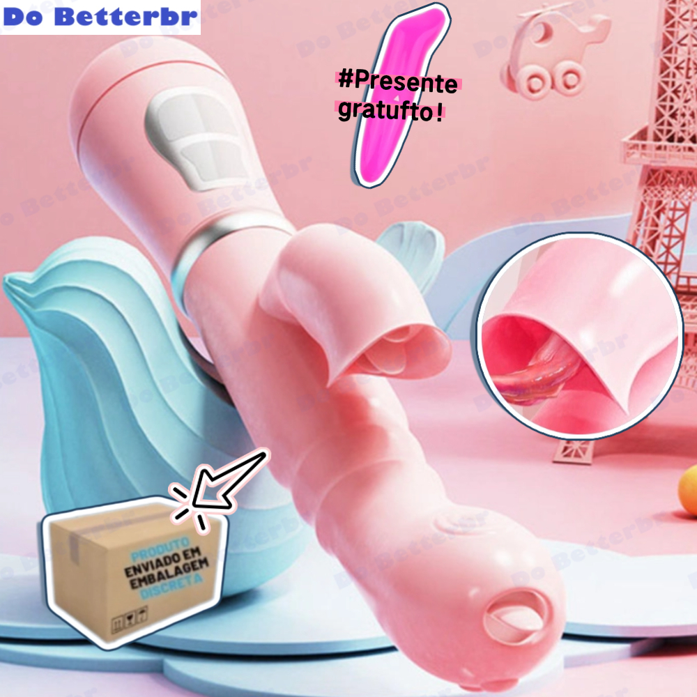 Vibrador Recarregável Estimulador de Clitóris Língua Ponto G Oral Vagina Língua de lamber multifuncional para coelhos em Oferta na Shopee