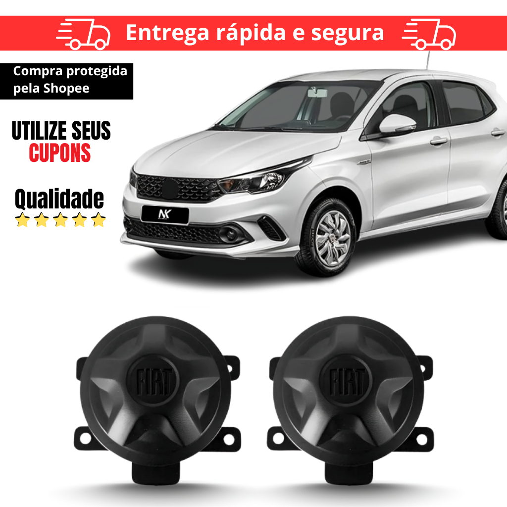 Par/Un Grade Tela Milha Farol Argo Direito/Esquerdo 2017 18 2019 2020 2021 2022 2023 2024 2025 2026 em Oferta na Shopee