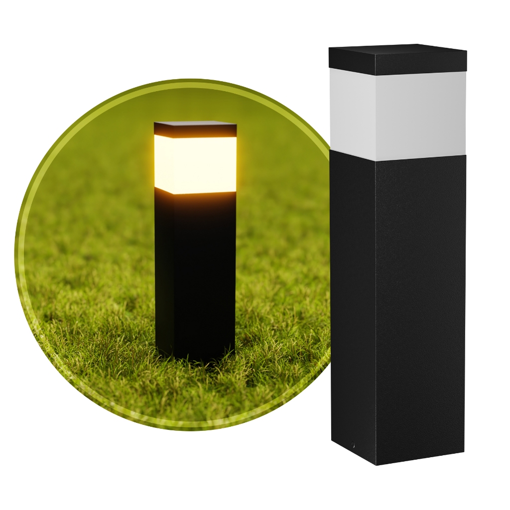 10x Poste Balizador de Jardim Externo 30CM E27 MF402