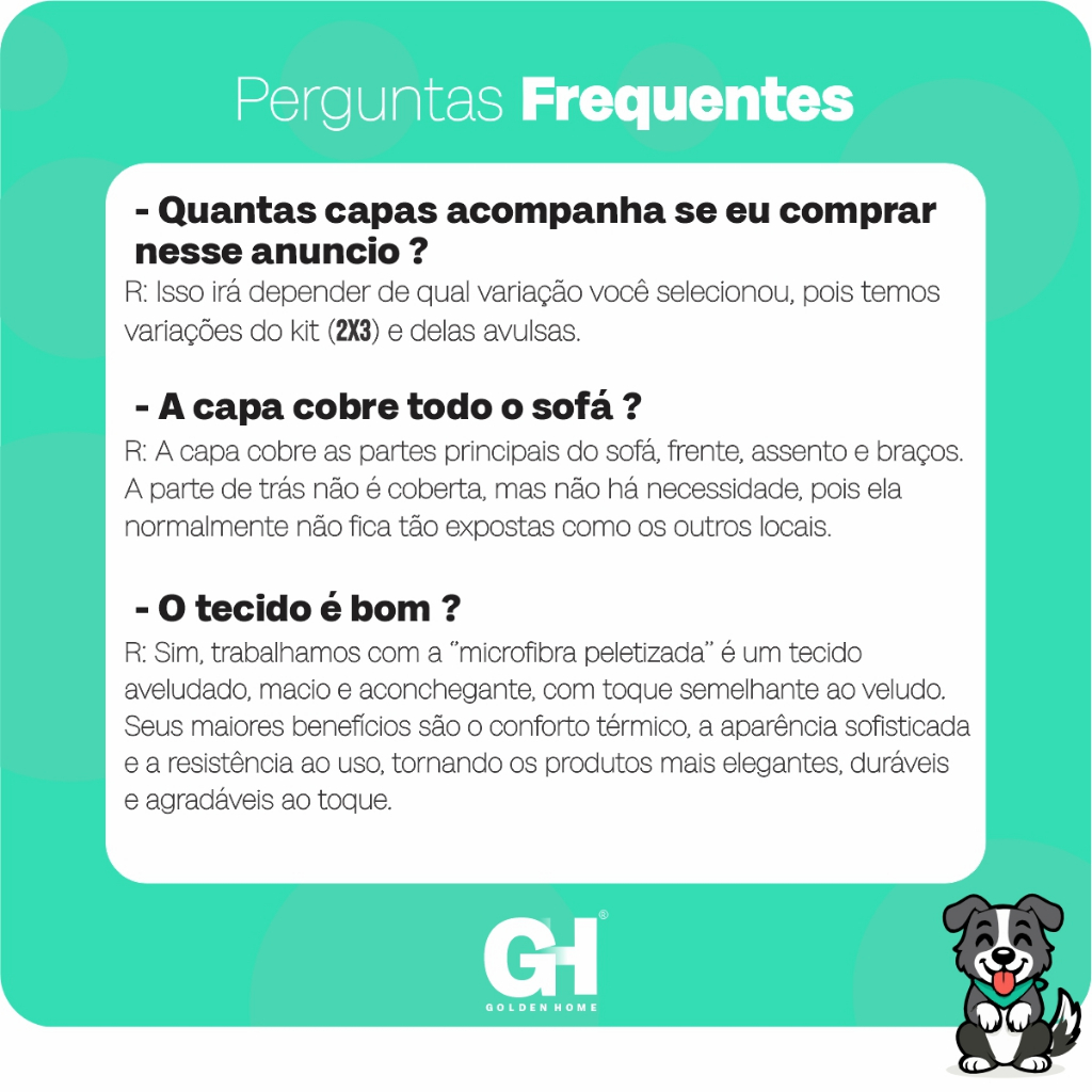 Detalhes do Capa para Sofá 2x3 Lugares Dalia Com Babado Cores