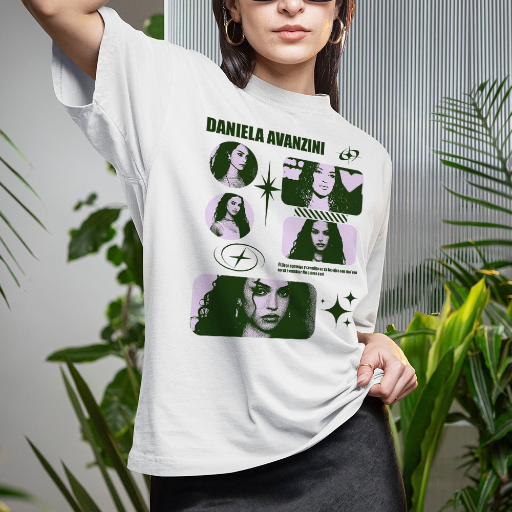 Camiseta Básica Oversized Ou Regata Machão Daniela Avanzini Katseye Arte Kpop Hybe
