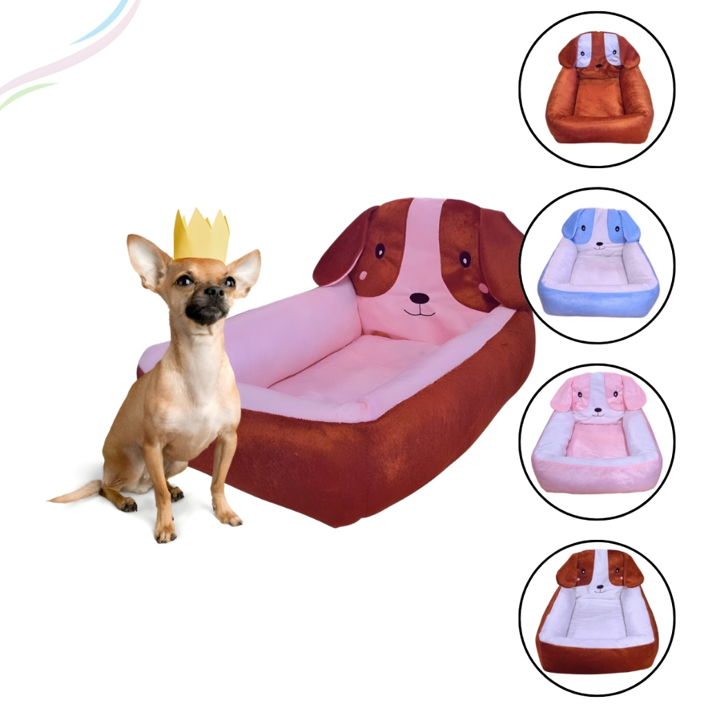 Caminha Pet Para Cachorro E Gato Grande - Cama Com Cabeceira P e G Confortável Macia Quadrada em Oferta na Shopee