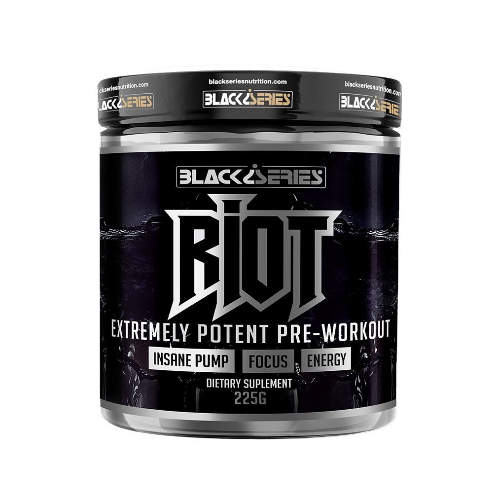 RIOT PRE TREINO IMPORTADO (SABORES) - BLACK SERIES - POTENTE em Oferta na Shopee