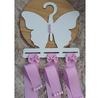 Porta laços borboleta, organizador laços ifantil em MDF, acessório infantil. em Oferta na Shopee