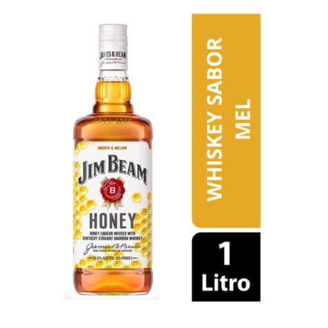 WHISKY JIM BEAM HONEY 1000ML em Oferta na Shopee