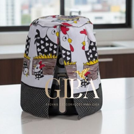 CAPA PARA FRITADEIRA ELÉTRICA AIR FRYER - DECORAÇÃO E PROTEÇÃO PARA SEU ELETRODOMÉSTICO COM PREÇO DE FÁBRICA.