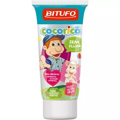 Gel Dental Bitufo Cocorico Sem Fluor Tutti Frutti 90G
