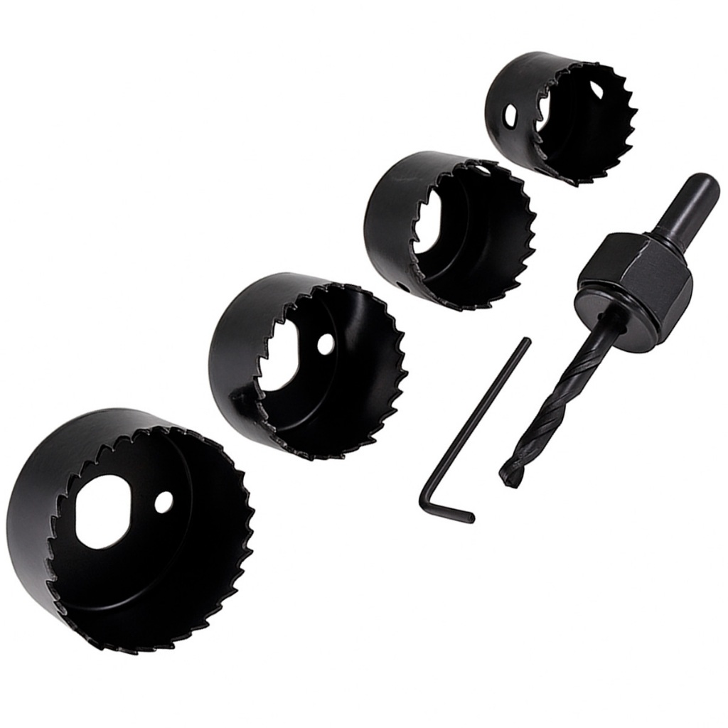 Jogo Serra Copo 6 Peças 32mm À 54mm Para Madeira Gesso Pvc Plástico Serve Em Furadeiras em Oferta na Shopee