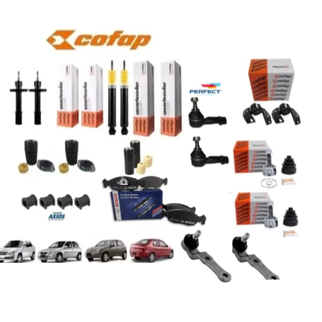 Kit Especial suspenção completo com pastilha de freio Corsa Celta e Prisma em Oferta na Shopee