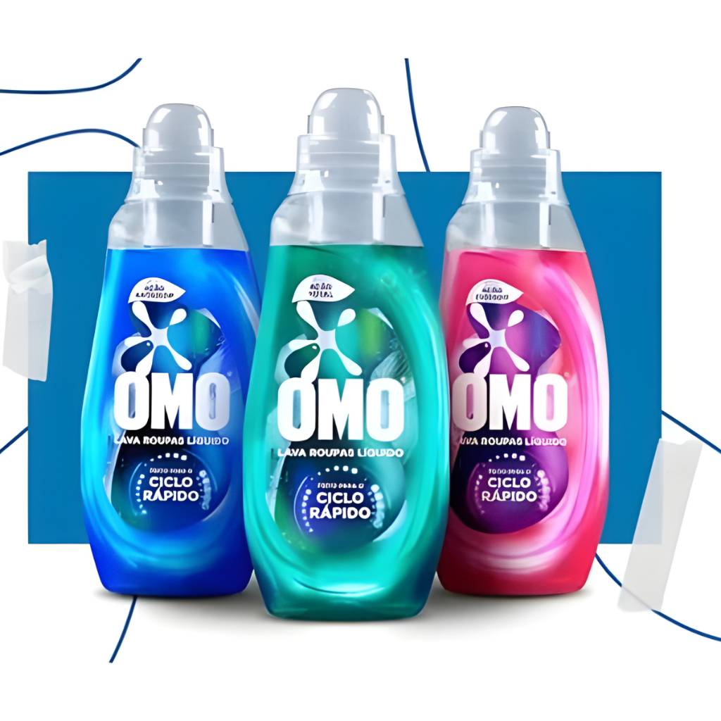 Lava-Roupas Líquido Omo Ciclo Rápido 750ml Ação Cuidado - Ação Total - Ação Antiodor Novo