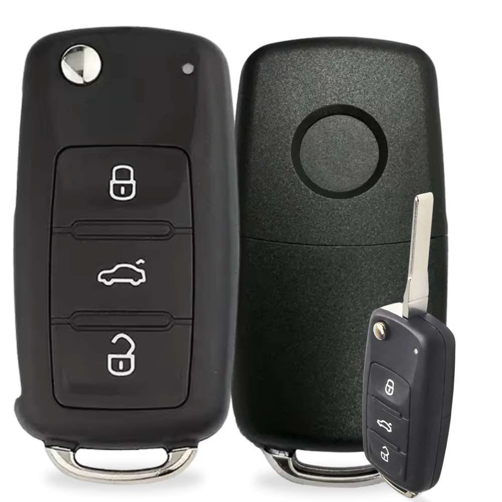 Chave Canivete Oca Vw Gol Jetta Voyage G6 Fox Golf 3 Bts