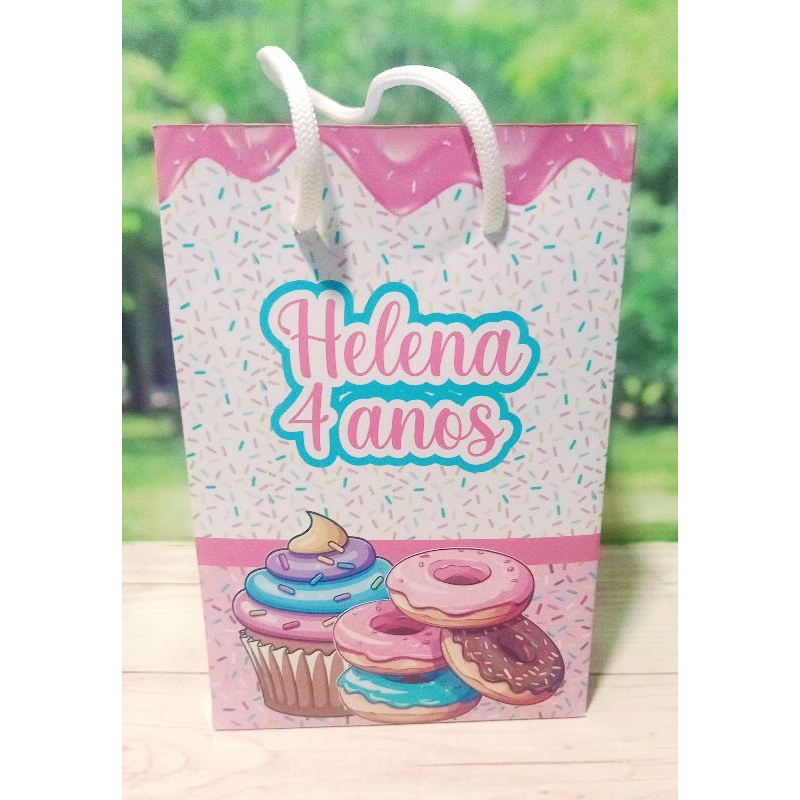 PEGUE E MONTE - Sacolinhas Confeitaria  personalizadas tamanho P/ lembrancinhas - Sacolinhas - Aniversário