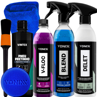 V-Floc Shampoo Concentrado Blend Spray Cera Vitrificadora Delet Pneu Pretinho em Oferta na Shopee