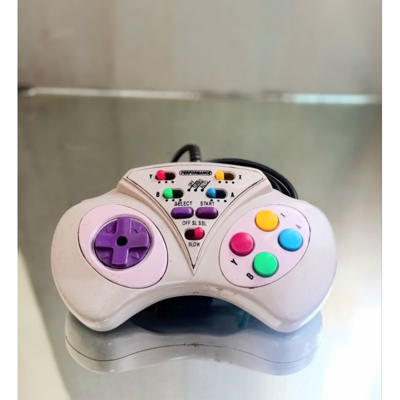 Controle Performance Pad Super Pad Nintendo SNES Turbo