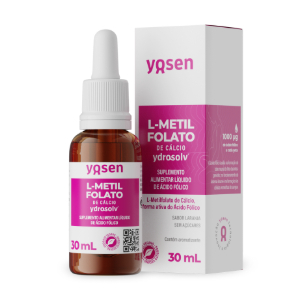 L-METILFOLATO DE CALCIO YDROSOLV 30ML LARANJA YOSEN