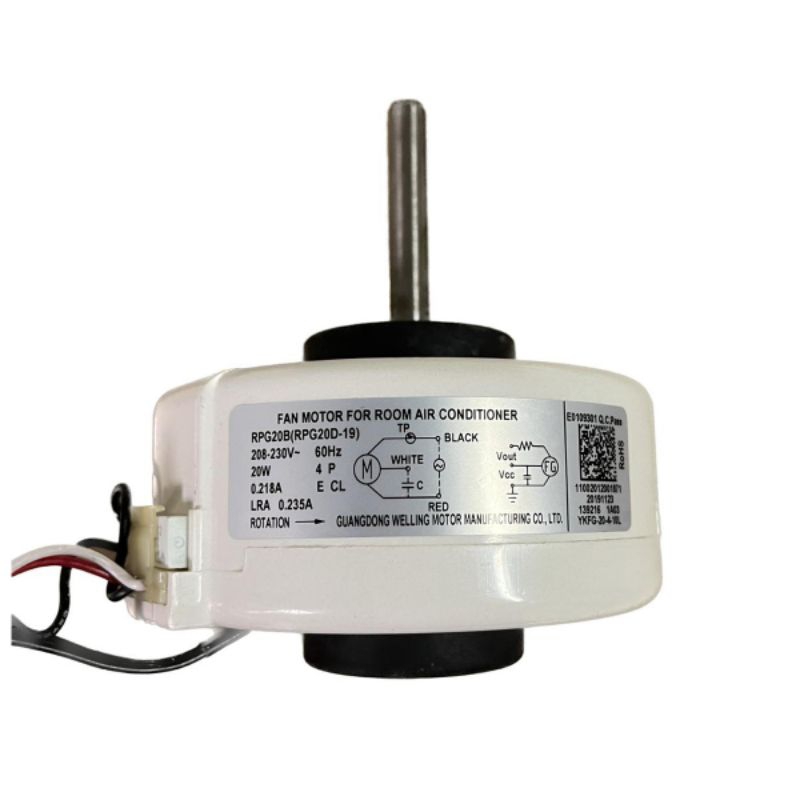Motor ventilador da evaporadora de ar condicionado splint